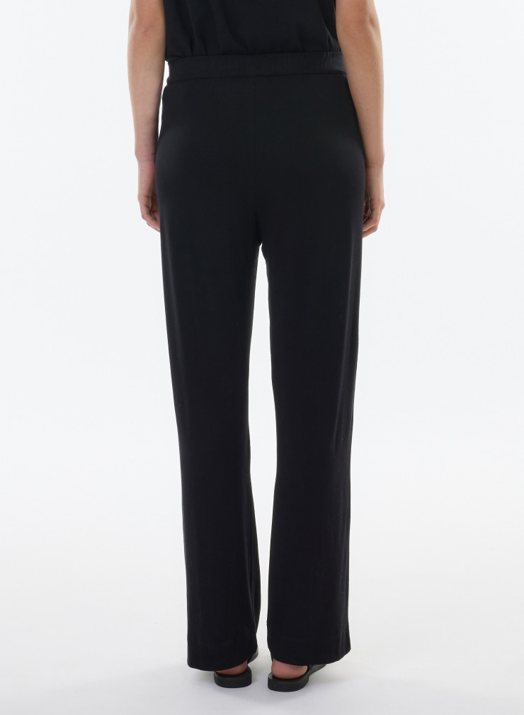 Pantalon droit en Viscose / Elasthanne