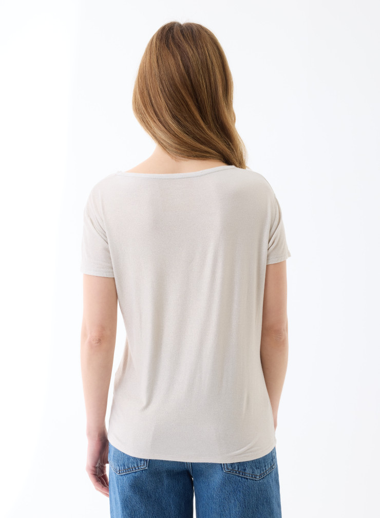 Tee shirt en Viscose/Elasthanne