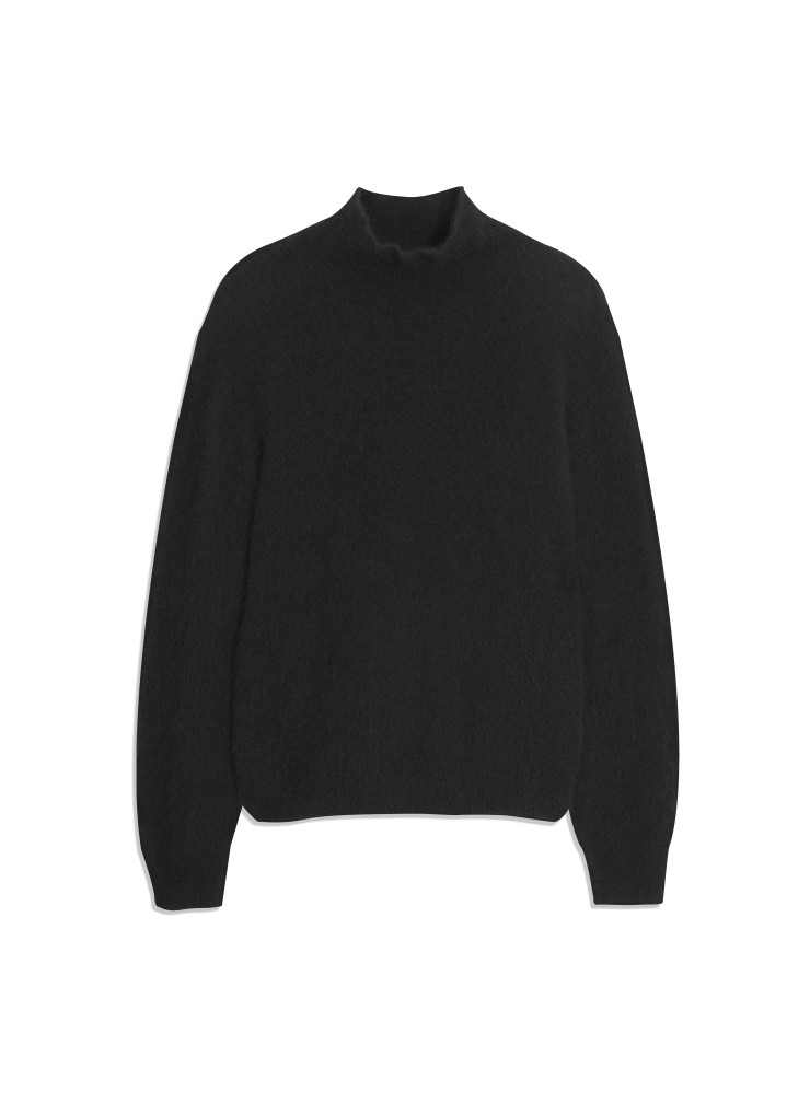 Pullovers Manches Longues Col Montant en Raccon wool / Polyamide