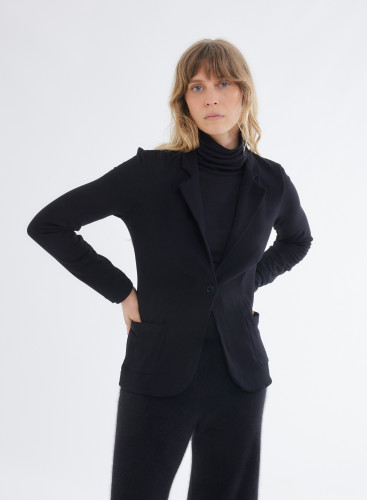 Diane 1-button jacket in Viscose / Elastane