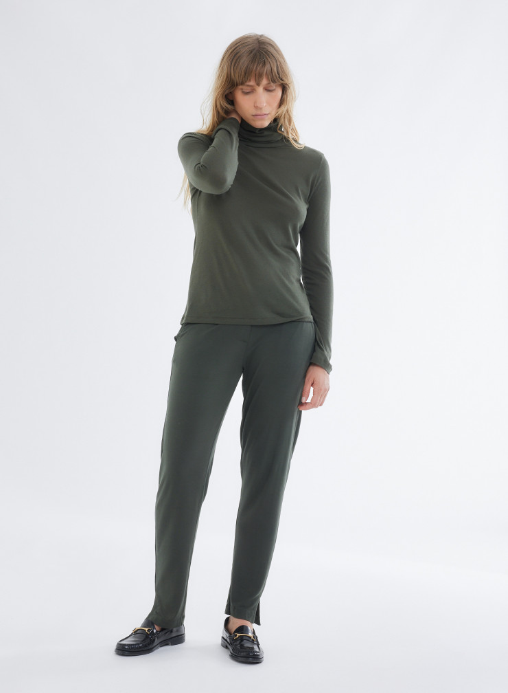 Turtleneck T-shirt