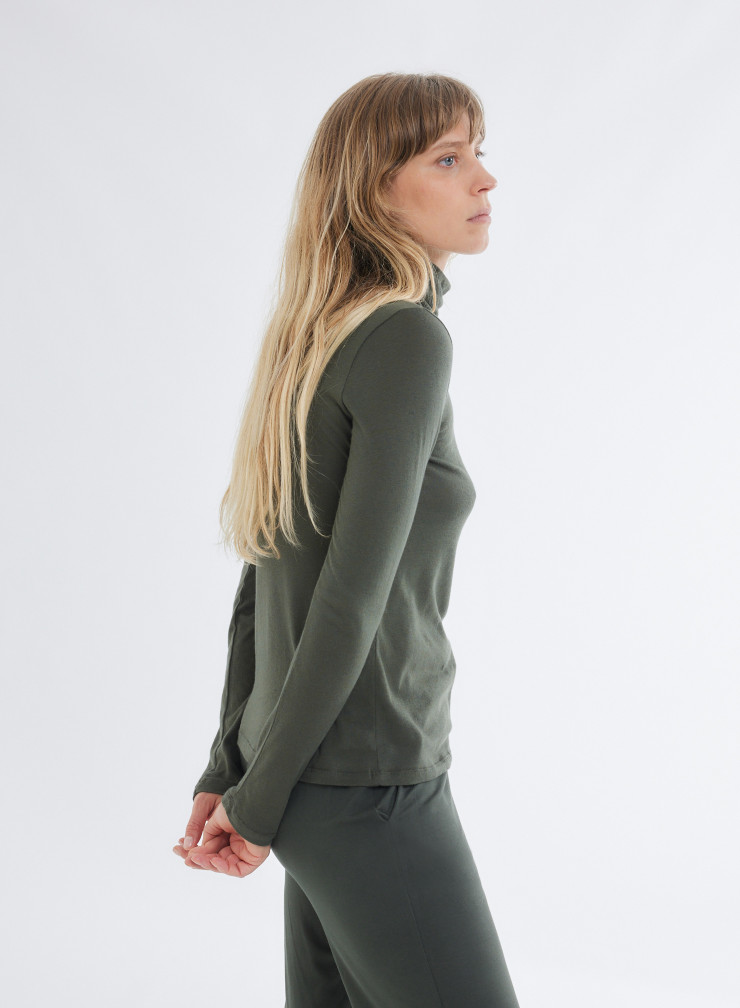 Turtleneck T-shirt