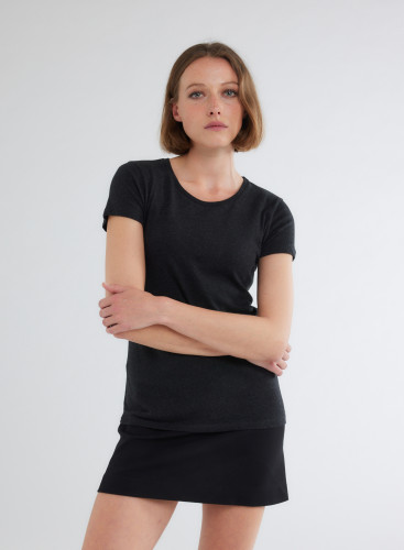 Short Sleeves Round neck T-shirt in Organic Cotton