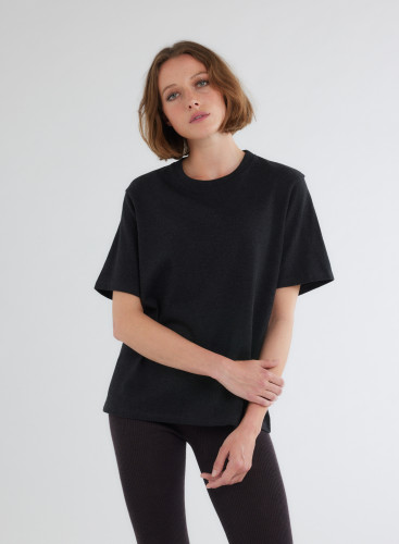 Short Sleeves Round neck T-shirt in Organic Cotton