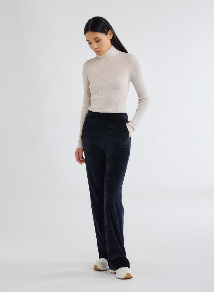 Pantalon   en Coton Organique / Modal / Elasthanne