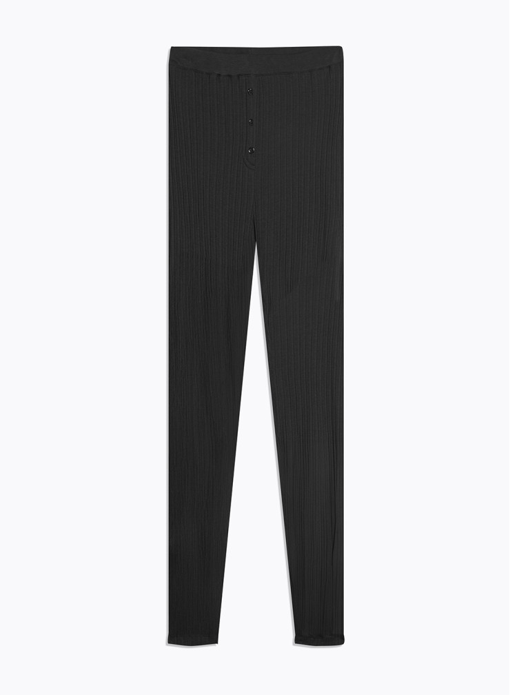 Pantalon   en Coton Organique / Modal / Elasthanne