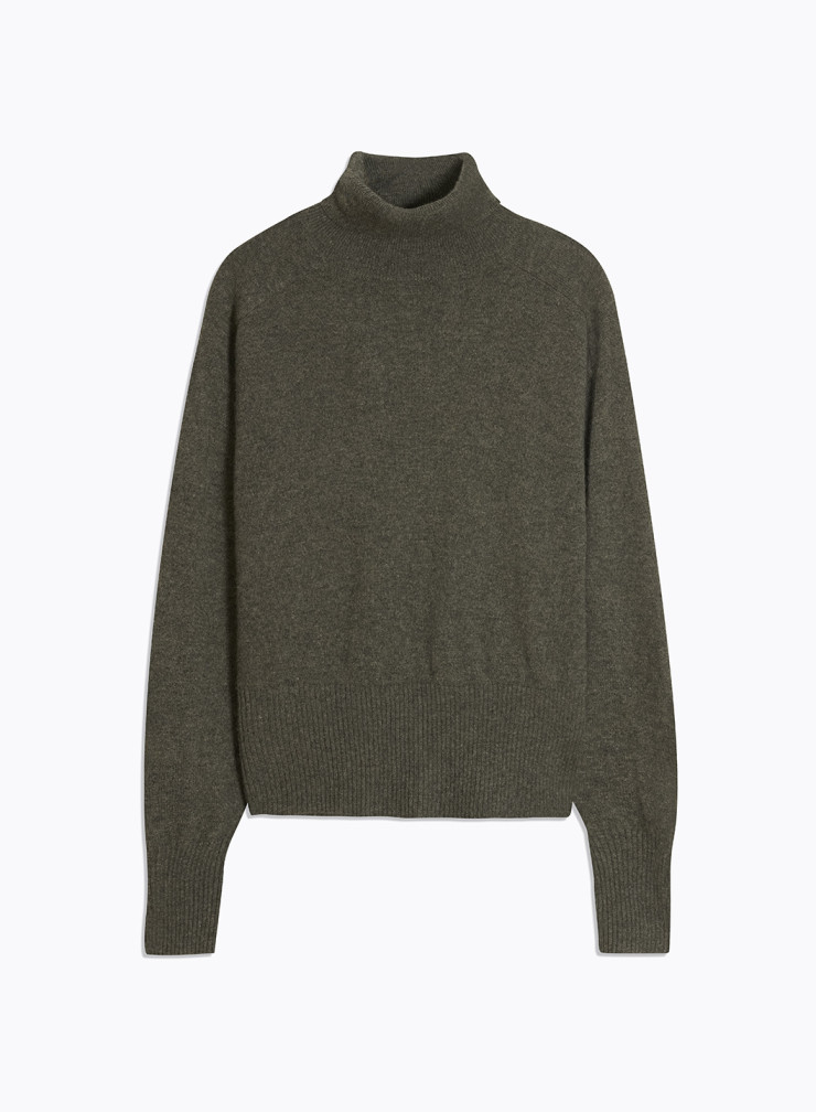 Long sleeves Round neck sweater in Cashmere