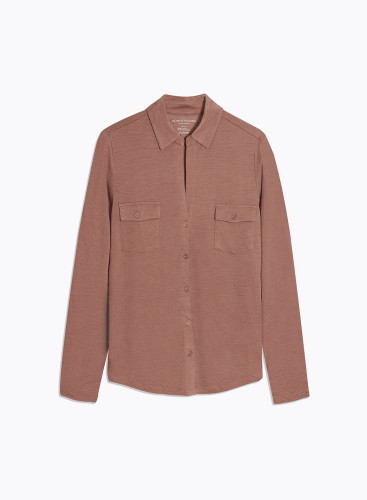 Long Sleeves Shirt in Lyocel / New wool