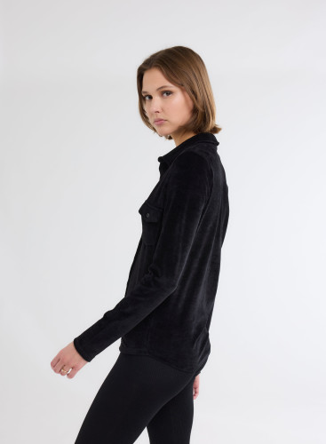 Long Sleeves Shirt in Organic Cotton / Modal / Elastane