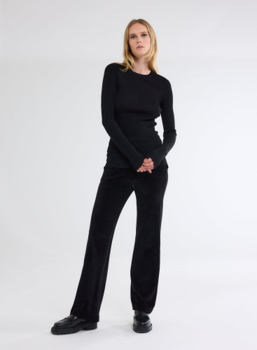 Long Sleeves Sweater Round neck in Merino Wool