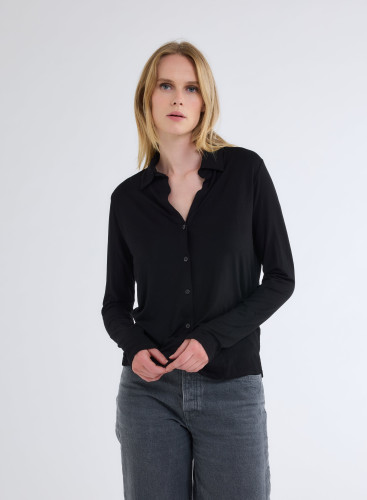 Ana Shirt 2 pockets in Viscose / Elastane