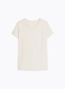 Short Sleeves Round neck T-shirt in Organic Cotton